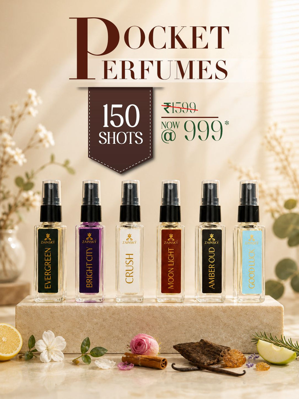 6 Pocket Perfume Set